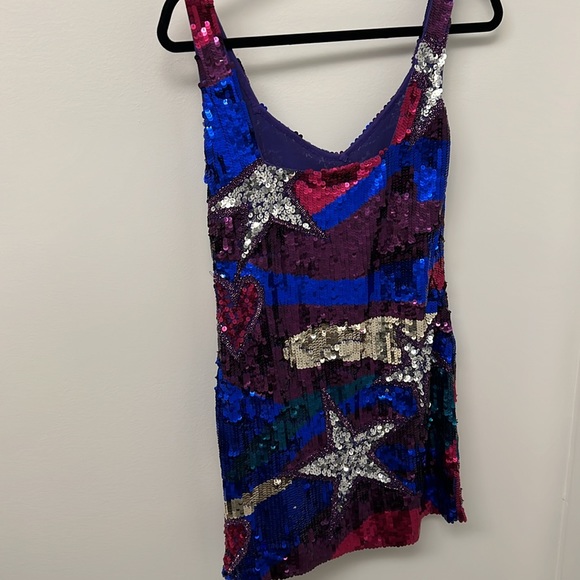 Nasty gal sequin mini dress size 2 US - Picture 6 of 7